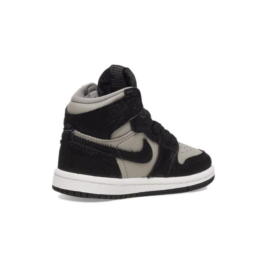 Air Jordan 1 Retro High OG TD Twist 2.0 Baby Sneakers Black Medium-Grey White FB1313-001
