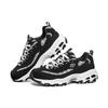 (WMNS) Skechers D lites 1.0 Белый/Черный Женские 13169-BKW