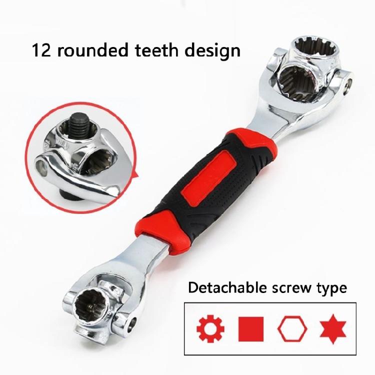 Industrial 52 in 1 Magnetic Socket Wrench Metal Construction Double Head Wrench for Professional Technicians