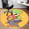 1pc Mario Office Round Area Rug, Under Office Chairs Bedroom Living Room Home Decor  a1022230