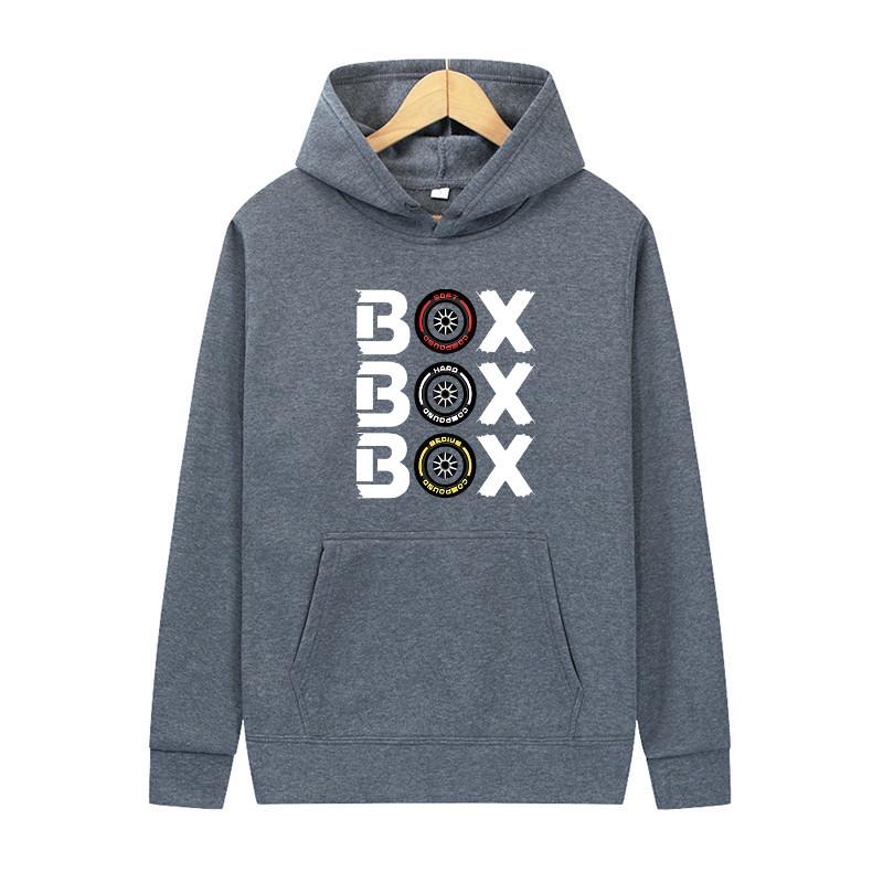 Fun BOX Print Autumn And Winter Fashion Men's And Women's Outdoor Sports Casual Men's Pullover