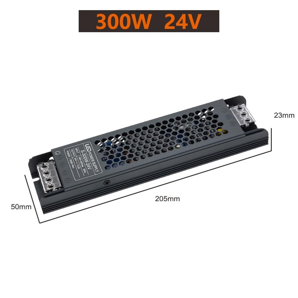 Улучшенный светодиодный драйвер из алюминиевого сплава, бытовой источник питания 12 В/24 В, портативные световые трансформаторы для светодиодной ленты