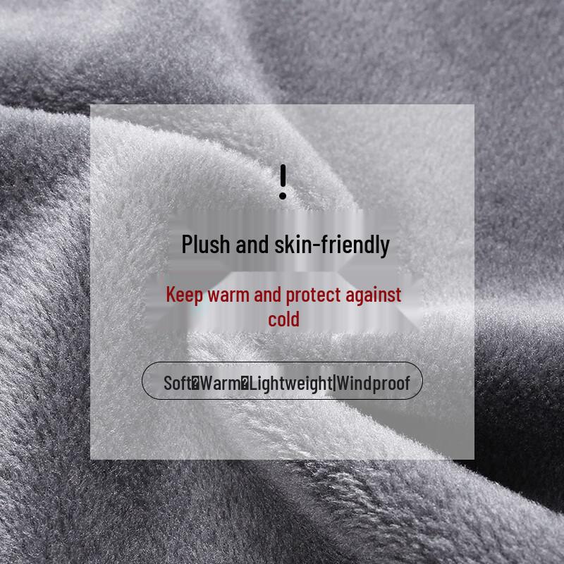 Nanjiren Men's Winter Warm Half-Finger Gloves