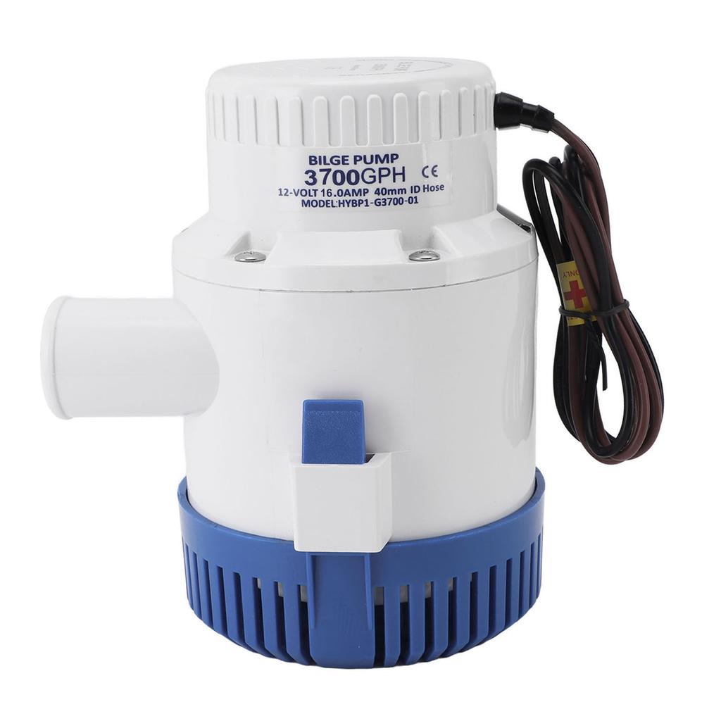 3700GPH Bilge Pump Electric Bilge Pump 3700 GPH Boat Marine Plumbing Electric Bilge Pump Efficient Low Noise Overheat Prevention