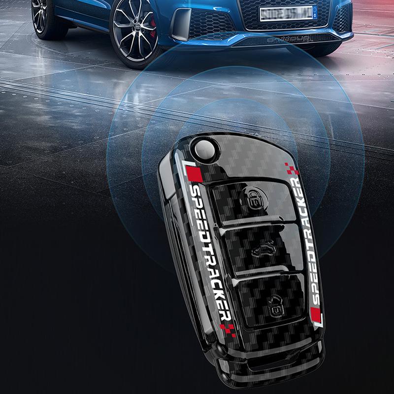 Чехол-крышка для автомобильного ключа в стиле ABS Carbon Fiber для A1 A3 A4 8P 8L 8V A5 B6 B7 A6 A7 C5 C6 Q3 Q5 Q7 4F S3 S4 S6 RS3 TT Оболочка Брелок