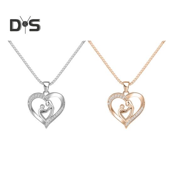 Ожерелье с подвеской в виде сердца для матери и сына, украшения на День матери, подарки для бабушки, мамы, дочери, жены