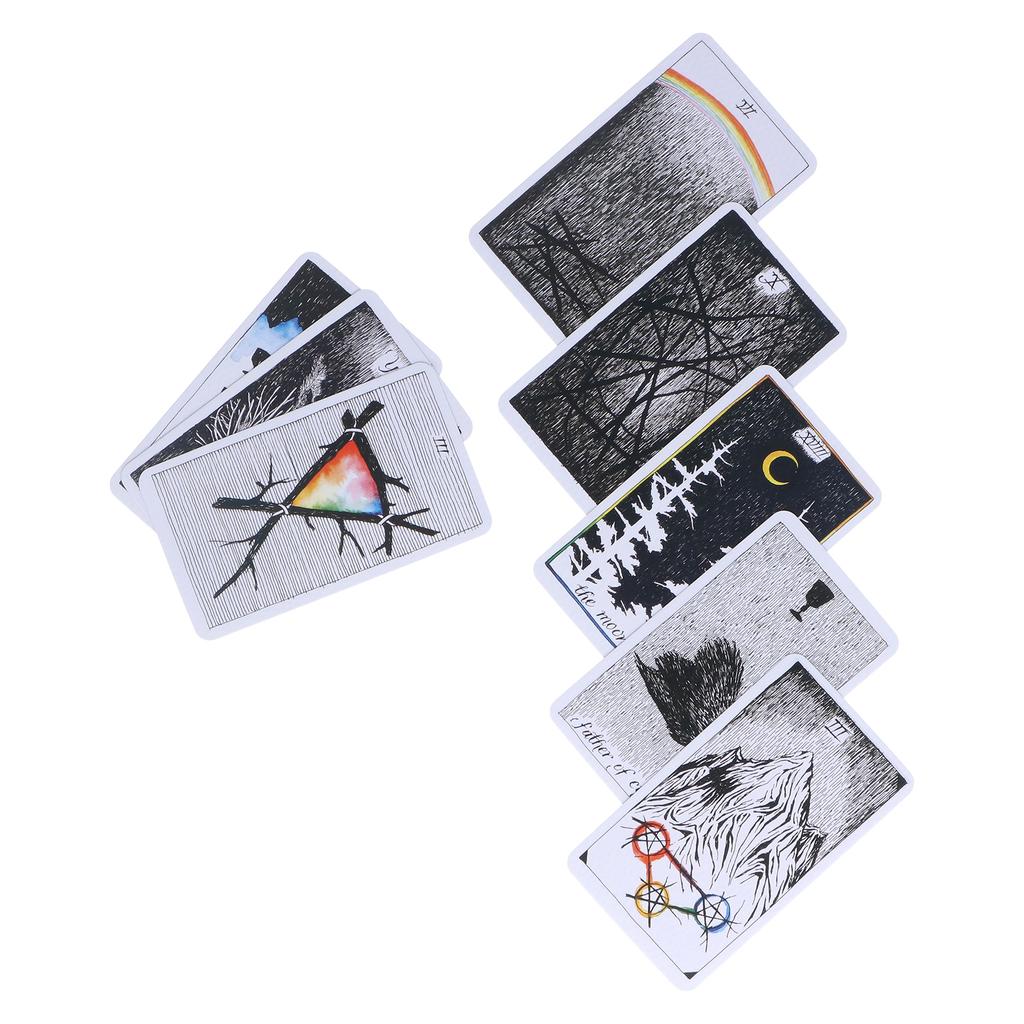 Дикие карты Таро Неизвестная колода Таро Голограмма Бумага Гадание Игральные карты Игра