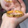 [Браслет 'Счастливый Мяу'] Мультяшный Милый Золотой Браслет с Котом KT Сердце Девочки Изысканный Браслет Легкая Роскошь Премиум Украшение