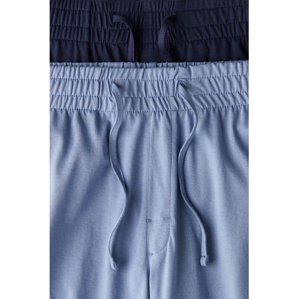 Комплект из 2 предметов из джерси HM, классический крой, светло-голубой, темно-синий