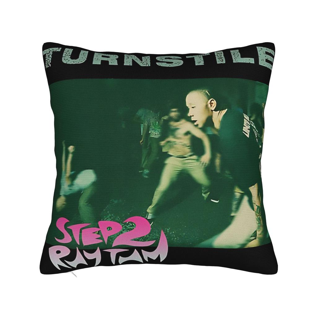 Decorative Pillow Covers Turnstile Rock Band Tour Merchandise Living Room Throw Pillow Case Cover Square Multiple Sizes