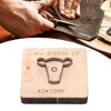 Bull Head Shape Punch Cutter Alloy Steel Craft Tool DIY Leather Cutting Die  Crafting Projects