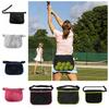 High Elasticity Tennis Ball Holder Bag Mesh Material Adjustable Band Ball Waist Pouch Elastic Fabric Breathable
