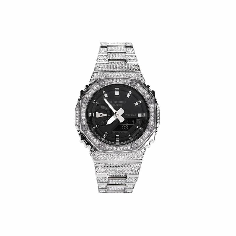 Casio Кастомизированные часы модифицированная серия 811 производство Farmhouse Oak GA-2100-1A1 модифицированная-серебряная заводная головка водонепроницаемые люминесцентные GA-2100-1A1PR