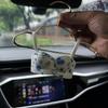 Leopard Print Car Hanging Ornament Underwear Shape Rearview Mirror Pendant  Vehicle Interior Decor