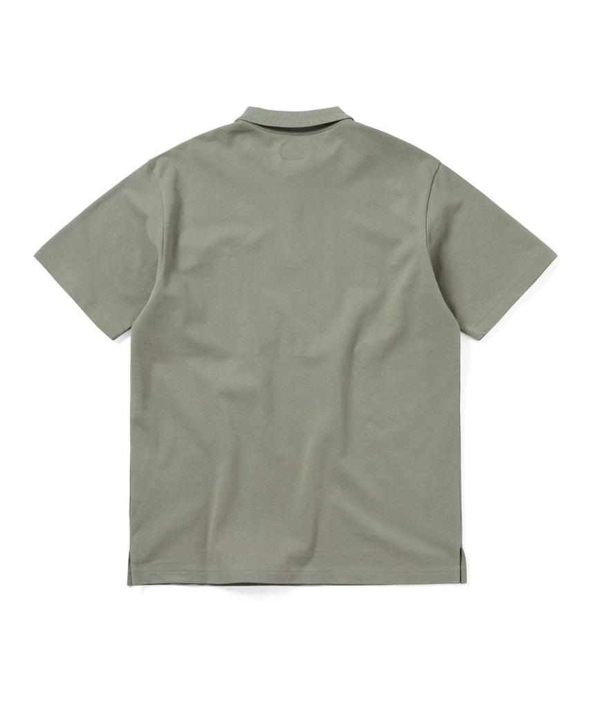 THISISNEVERTHAT Поло с коротким рукавом и логотипом T S/S Светло-оливковый