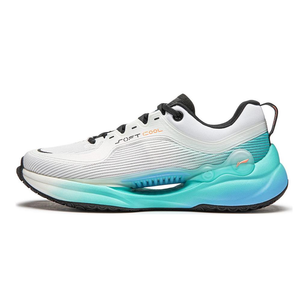 Li Ning Мягкая амортизация COOL Устойчивые к истиранию Дышащие Легкие Повседневные кроссовки Мужские Белый Зеленый Черный AGLU025-3