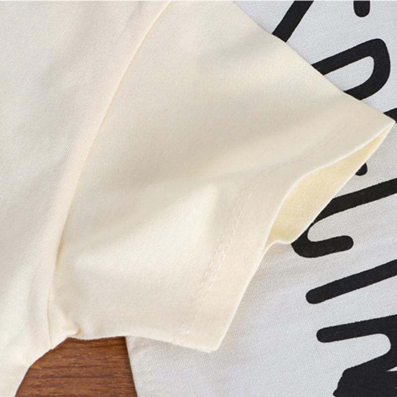 Детская летняя одежда для мальчиков и девочек, милая футболка с рисунком 3D льва, маленького медведя, кукольная футболка, кавайная хлопковая одежда для мальчиков, повседневный топ