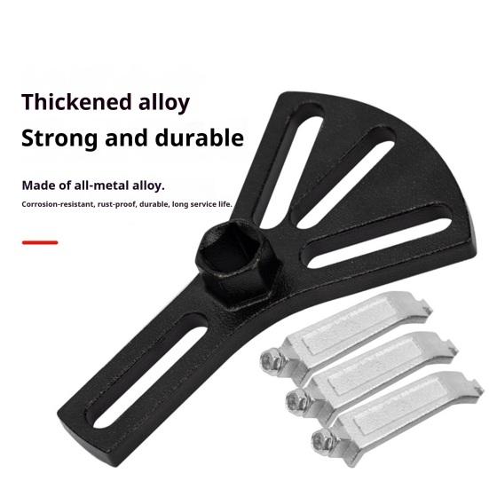 Инструмент для снятия топливного насоса Yousheng Сверхпрочный регулируемый ключ для стопорного кольца Установщик Ремонтный комплект Универсальный гаечный ключ для крышки топливного бака для симметричных отверстий