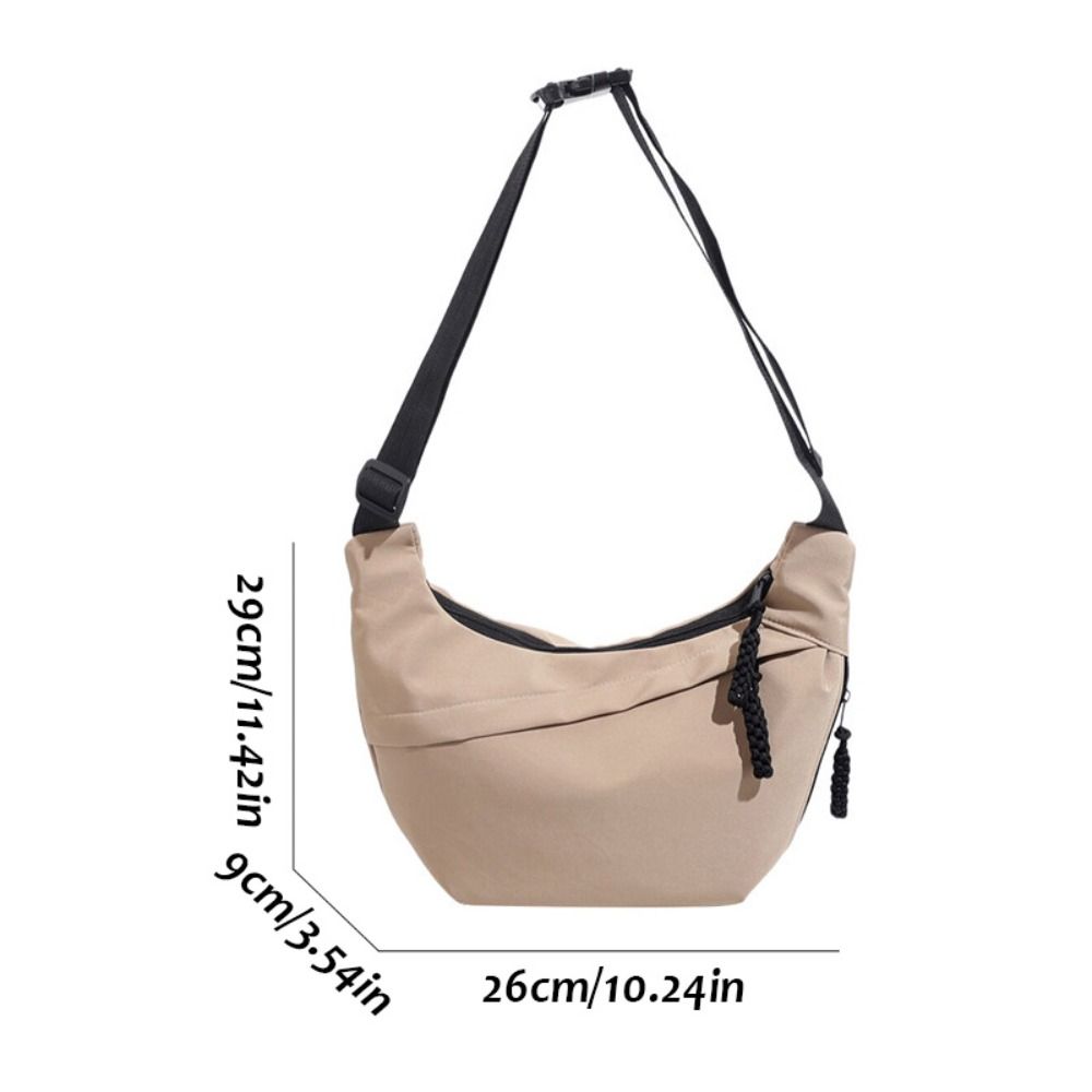 Nylon Single Shoulder Bags Handbag Large Capacity Sports Bag Fashion Oxford Dumpling Bags  Unisex