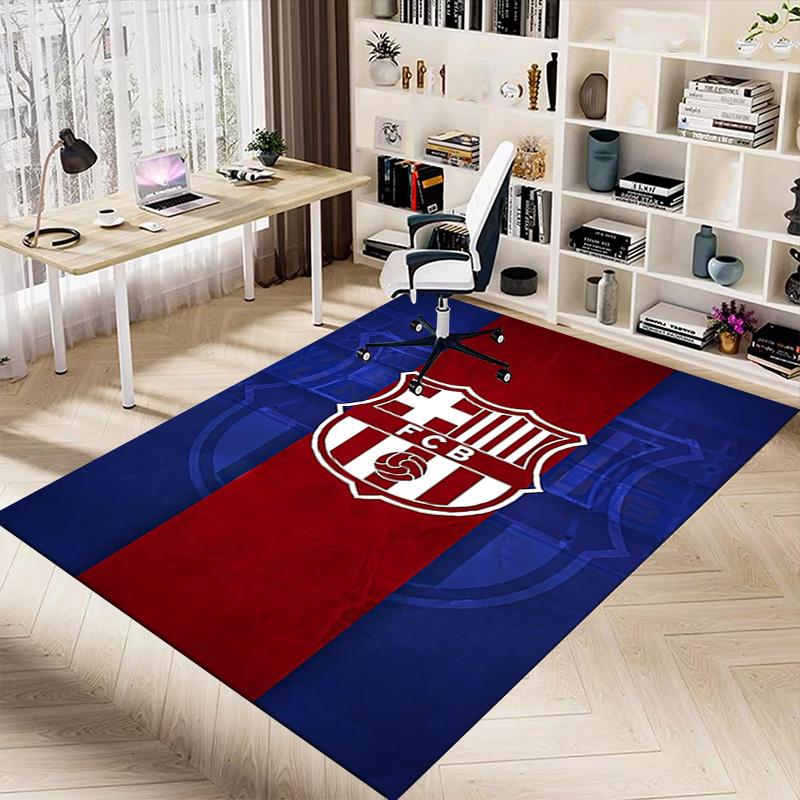 1 шт. Ковер для пола FC Barcelona Extra Large, нескользящий, для офиса, семьи, спальни, студии, ковер большого размера, ковер для помещений
