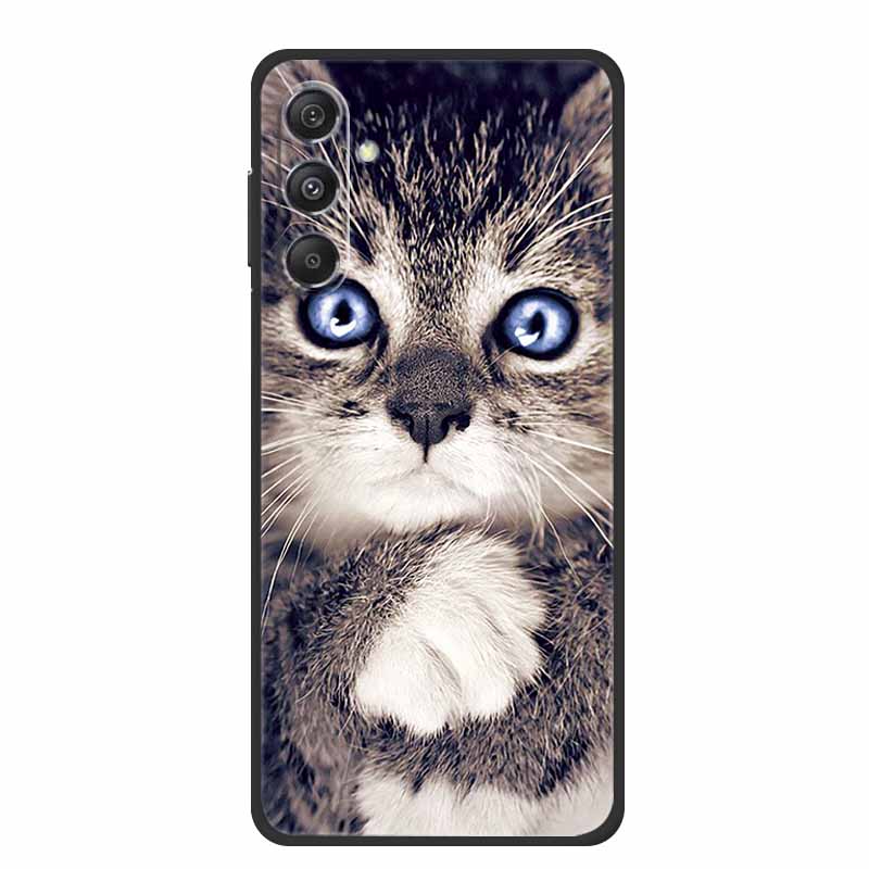 For Samsung A16 5G Phone Case Cover Lion Wolf Tiger Black Silicone Soft Back Cover Cases For Samsung Galaxy A16 Case A 16 Coque