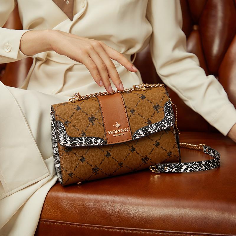Женская сумка WDPOLO, новинка 2022 года, летняя модная универсальная сумка, сумка со старым цветком, элитная сумка, женская сумка-мессенджер, 2021-28
