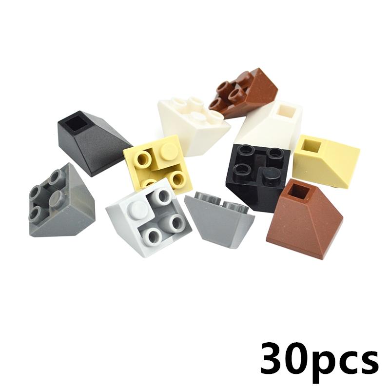 30 ШТ. Детали MOC 3676 Скат Перевернутый 45° 2x2 Для Строительных Блоков Части DIY Детали Крупногабаритные Модели Образовательные Высокотехнологичные Детали Игрушки