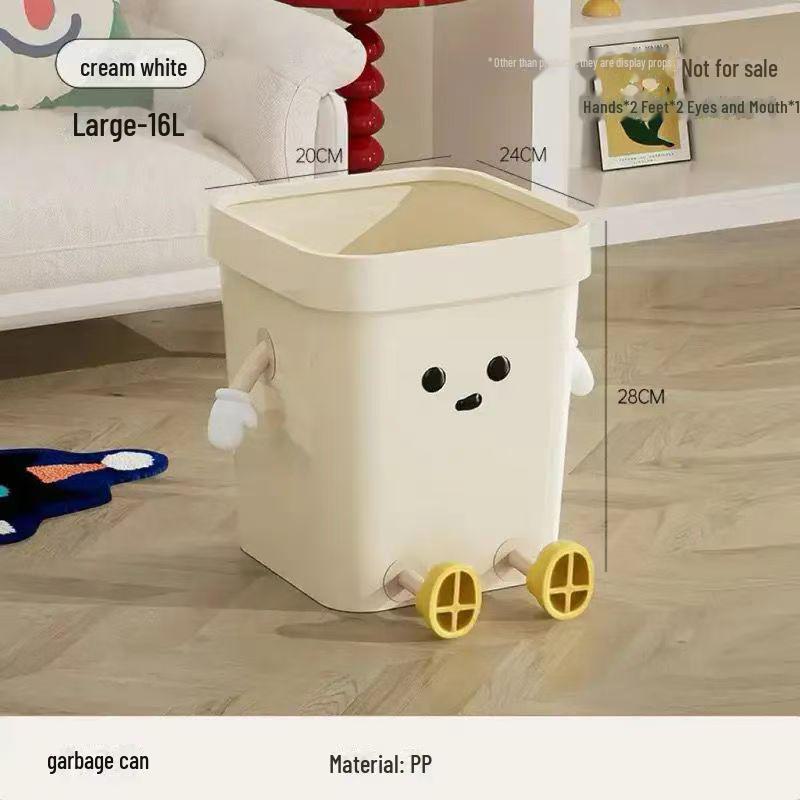 Шикарная большая мусорная корзина в стиле клоуна для дома – спальни, гостиной и ванной комнаты