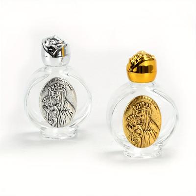 1 шт. Корона Святой Воды Дева и Младенец Бутылка Религиозная Бутылка с Крестом Христианская Скульптура Девы Бутылка Бутылка для Святой Воды