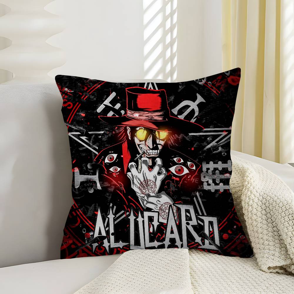 Аниме H-Hellsing Счастливый Дракон Наволочка Чехол на Подушку для Дивана Украшение для Домашней Комнаты Детский Подарок