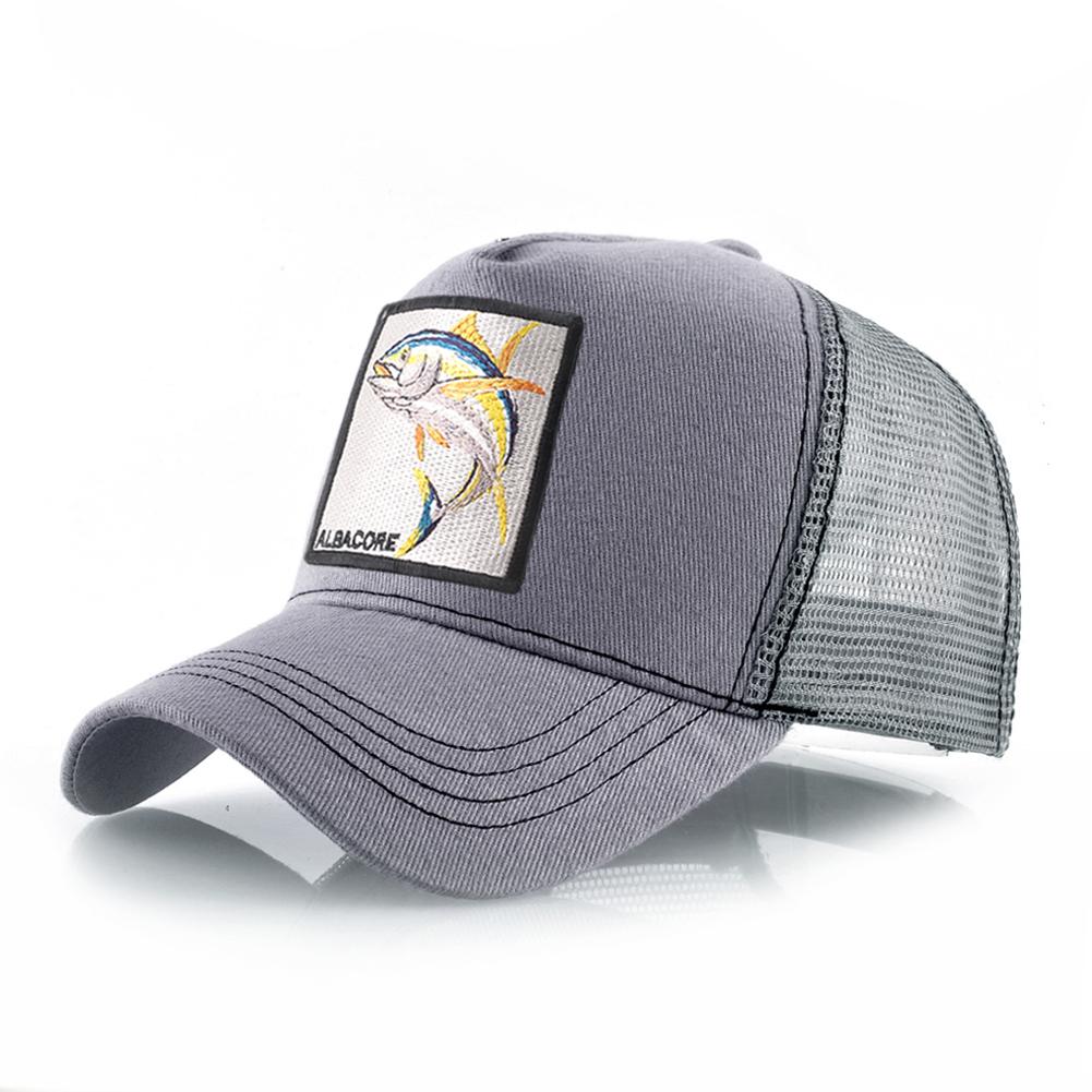 Дышащая сетчатая бейсболка, женская модная кепка-дальнобойщик с нашивкой из альбакора, мужская бейсболка в стиле хип-хоп, Snapback Bone Casquette