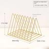 Magazine Triangle Bookcase Ins Style Newspaper Holder New Desktop Magazine Storage Rack  Household