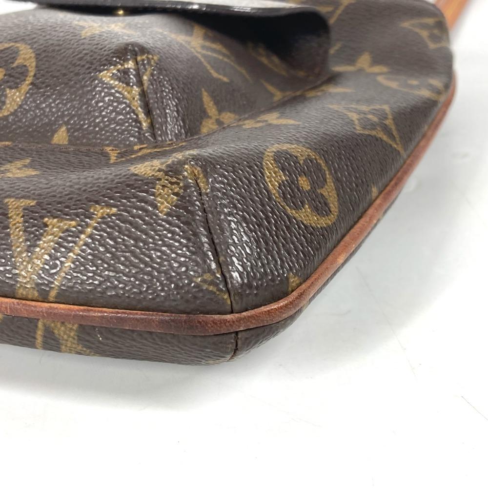 Louis Vuitton M51901 Monogram Partition Clutch bag with strap Pouch Brown