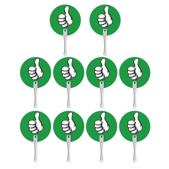 Yousheng 10 шт., доски для голосования «большой палец вверх/большой палец вниз» для учителей и учеников, доски для ответов «правда/ложь»