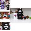 Плюшевая игрушка Fnaf Five Nights At Freddy's Мягкий фиолетовый коричневый черный медведь Рождественский подарок