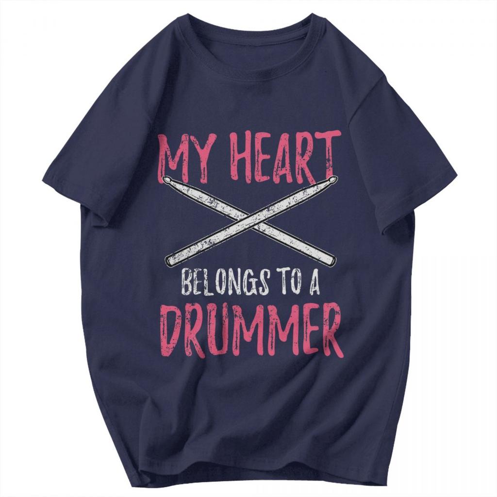 Men T Shirt Drummer Valentines Day Summer Y2K Graphic Short Sleeve Unisex Clothes T Shirts