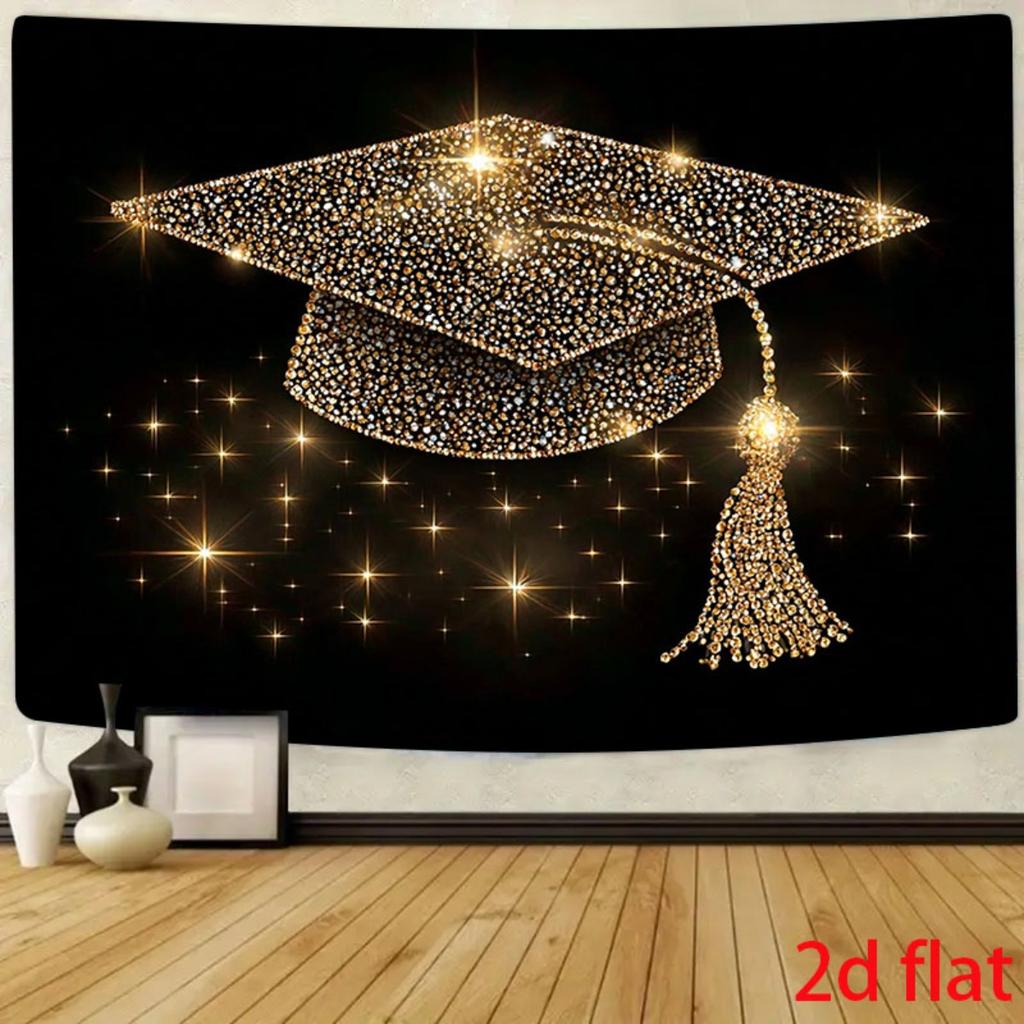 2D plane, single 2D plane. Happy Graduation and Farewell Party Extra Large Size Background Cloth