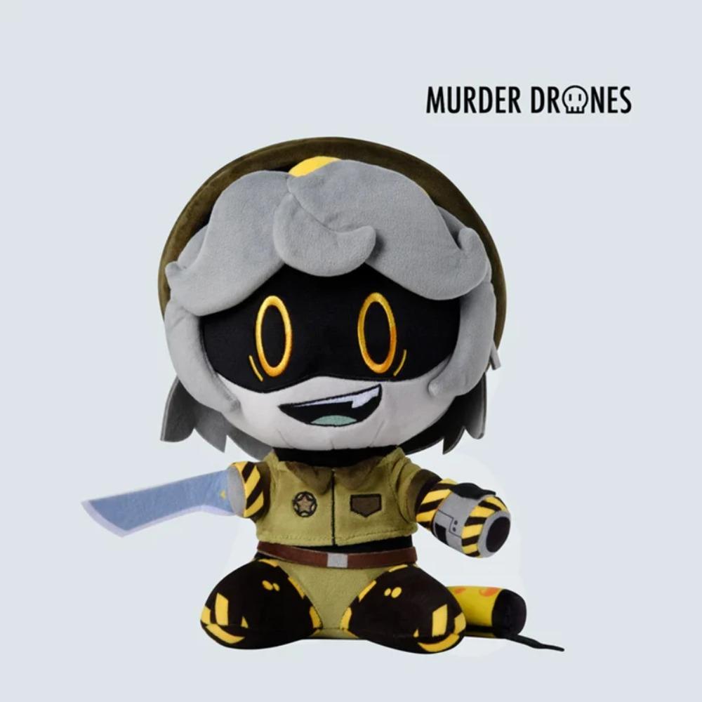 Murder Drones Official Cyn Uzi Plush Toy Glitch Authentic Anime Peripheral Stuffed Pendant Collectible Doll For Anime Game Fans