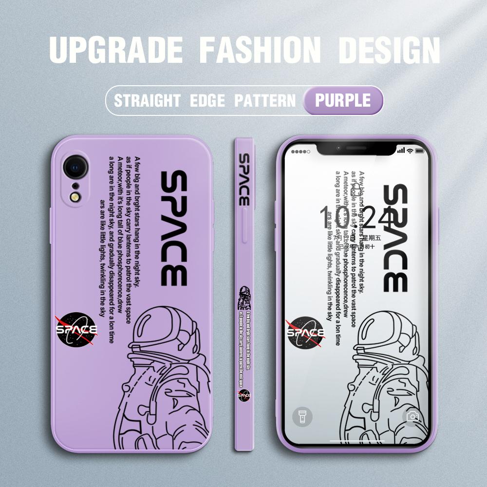 Стильный чехол для телефона с астронавтом для Redmi Xiaomi POCO Note 10 Pro 9 9A 9T 10C 8 7 11 Lite 5G X3 M3 с квадратным краем, мягкая полная защита камеры, мягкий чехол из ТПУ