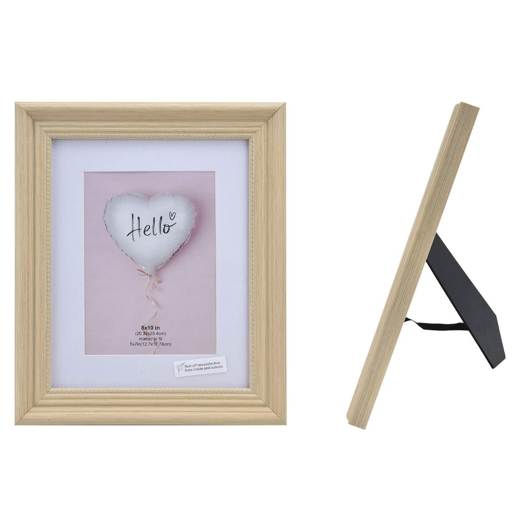 Современная фоторамка деревянного цвета, инновационная рамка для фотографий для дома, офиса, спальни