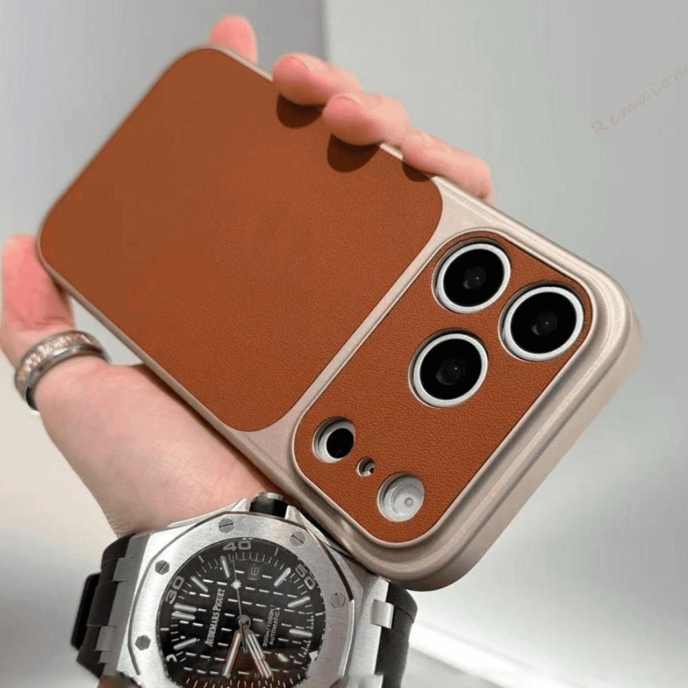 Leather Phone Case For For Iphone 17 Air 11 12 13 14 1 16 17 Pro Max 1 16 14 Plus Retro Shockproof Hard Protector Cover