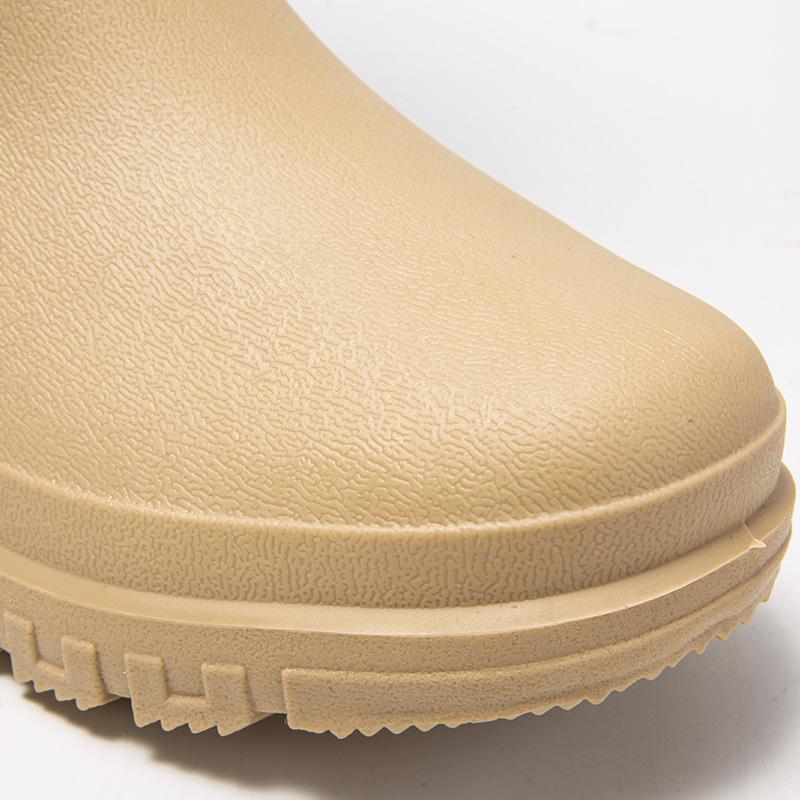 Women's Outdoor Long-cylinder Rain Shoes: Stylish Rain Boots For Outdoor Wear, Overshoes, Waterproof Rubber Shoes For Camping