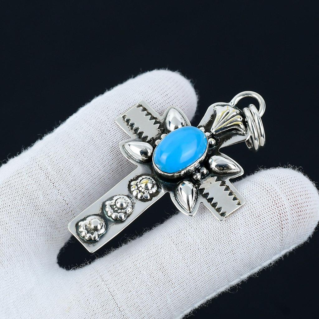 Подвеска из натурального бирюзового камня "Спящая красавица", подвеска из стерлингового серебра 925 пробы, подвеска из бирюзового ювелирного ожерелья, подарки ко Дню святого Валентина, подарок на день матери