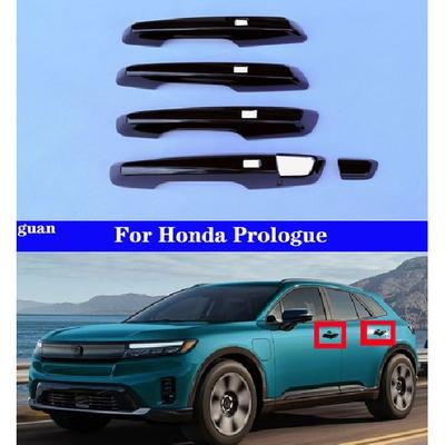 Декоративная полоска на ручку автомобиля Черная Для Honda Prologue 2024-2025-2026