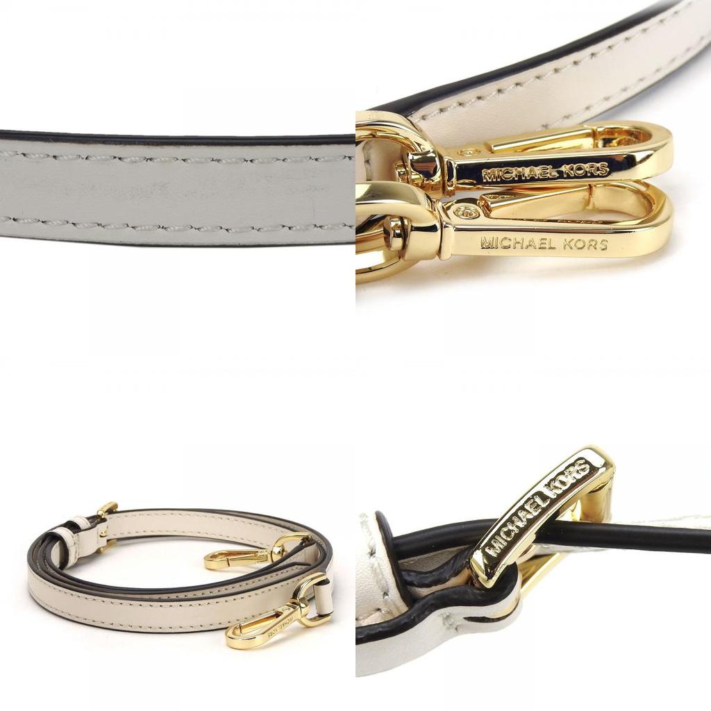 Used Michael Kors Shoulder Bag 35T1GUWC5I leather/canvas Ivory Ivory 2WAY