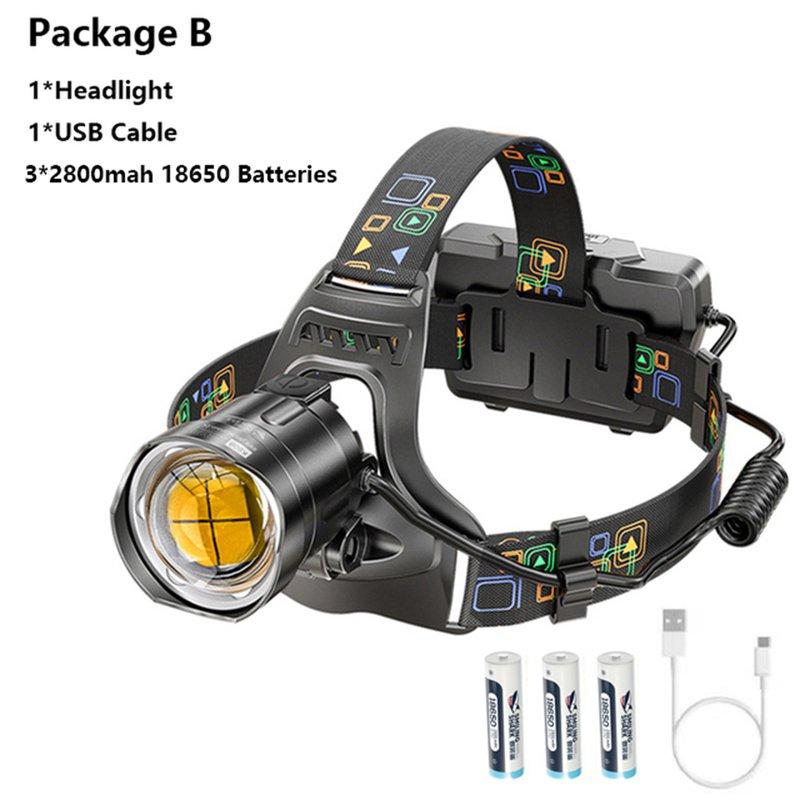 Элегантная мощная светодиодная фара дальнего действия 2500 м с возможностью масштабирования на открытом воздухе для охоты