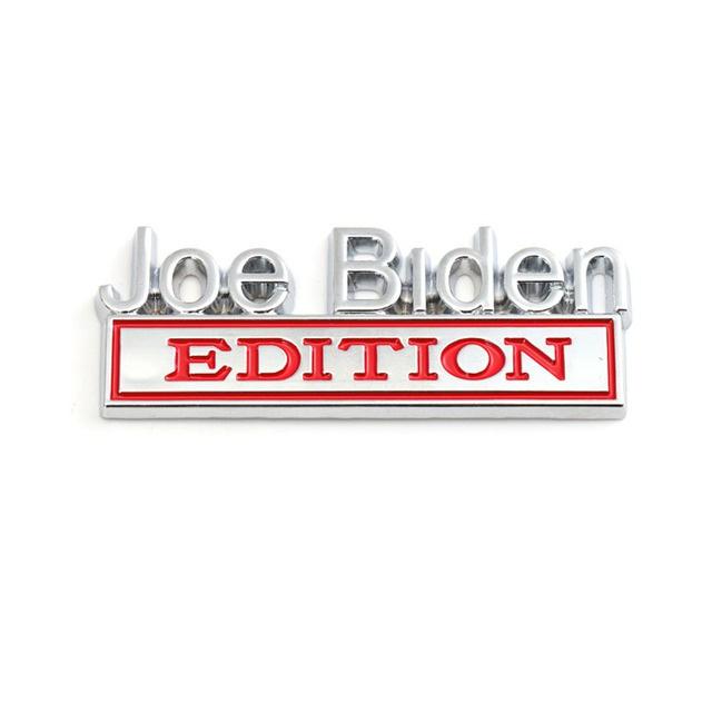1 шт. 3D Металлическая эмблема-значок Joe Biden Edition для решетки радиатора автомобиля, крыла, заднего багажника, наклейка