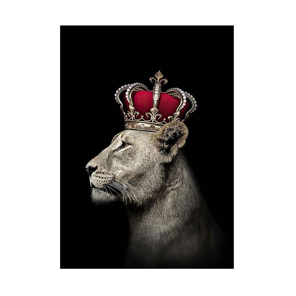 Африканский лев в темноте, настенные постеры и принты, животные, холст, картины, натюрморт, декор для дома