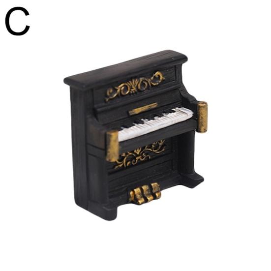 Винтажная Статуя Радио Пианино Камера Смола Модель Ремесло Украшение Бар Домашний Декор