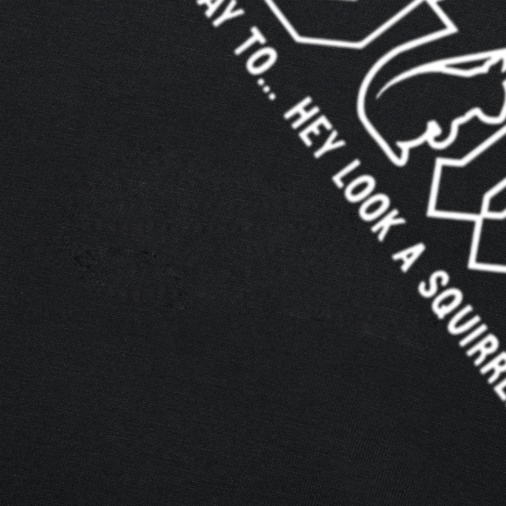 Funny ADHD Highway Hey Look A Squirrel T Shirts Summer Cotton Streetwear Short Sleeve ADHD Is Awesome Gifts T-shirt Men